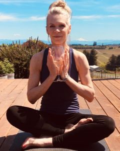 Yoga in the Vines