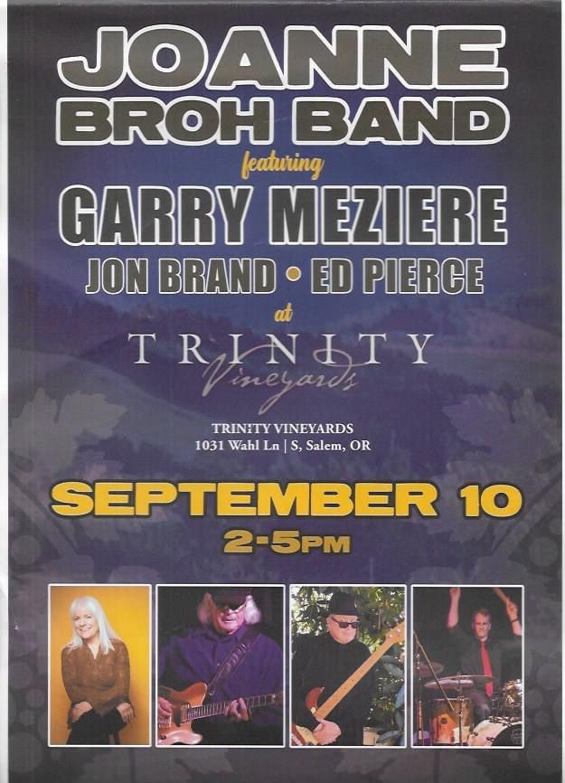 A poster of the broh band featuring garry meziere and ian brand.